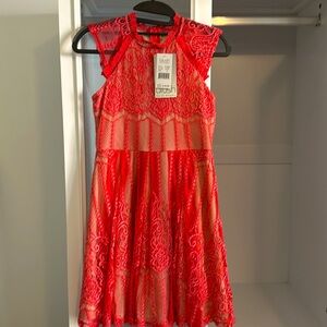 Kids Coral Blush dress in size12